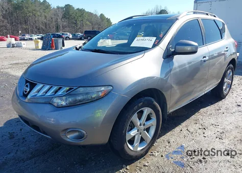 2009 Nissan Murano Sl из США, поврежденный, VIN JN8AZ18U19W101389